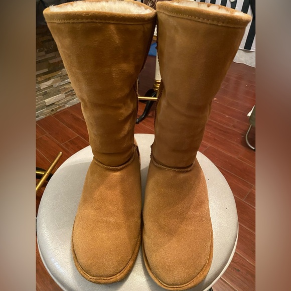 BEAR PAW Tall Tan Shearling Women's Boots size 11 - Picture 5 of 8